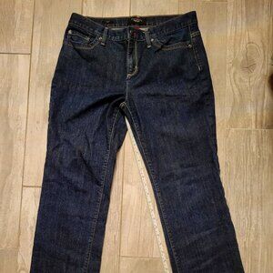 Talbots Signature Jeans Petites straight10P Black Bootcut Mid Rise Casual Pants